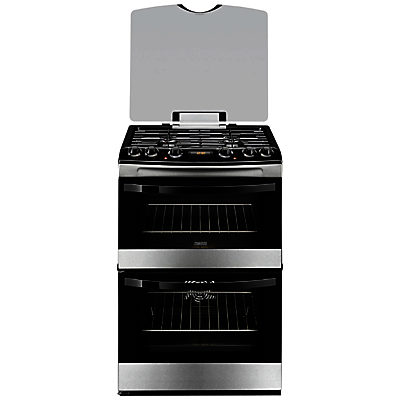 Zanussi ZCK68300X Dual Fuel Cooker, Stainless Steel